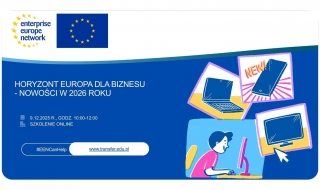  Szkolenie: HORYZONT EUROPA dla BIZNESU. Nowości w 2026 roku – praktyczne informacje